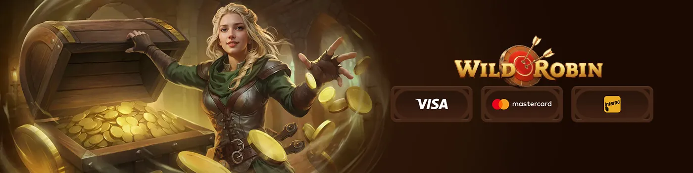 Effectuer un paiement sur Wild Robin Casino