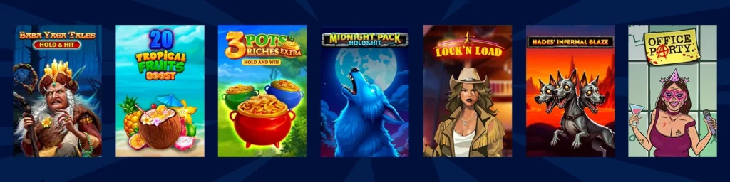 Les jeux disponibles sur Casino en ligne BigClash